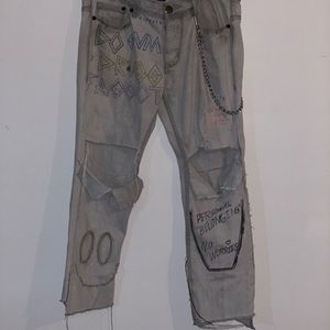 Custom made prototype jeans